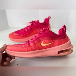 Nike Air Max Axis Rush Pink AA2168-601 Low Lace Up Running Shoes Women’s Size 8